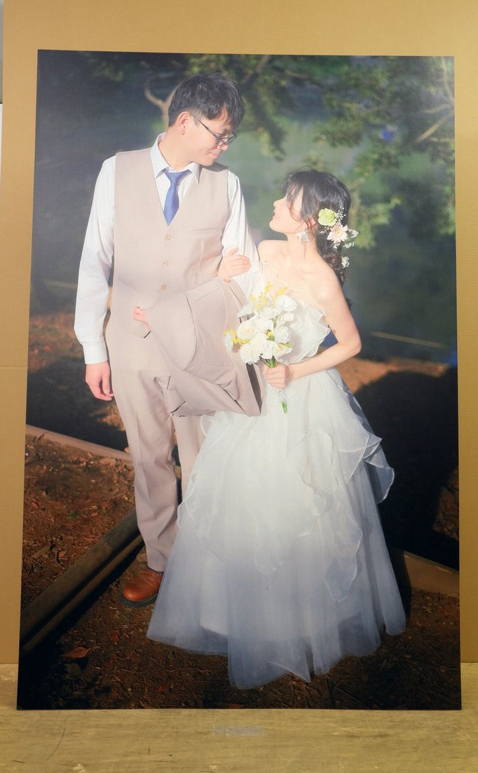 結婚式 等身大パネル制作